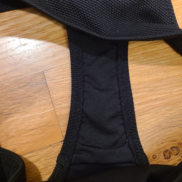 Whistles Black Textured Bikini Bottoms - Picture 3 of 4